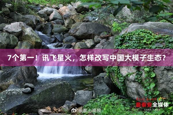 7个第一！讯飞星火，怎样改写中国大模子生态？