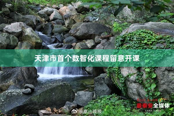 天津市首个数智化课程留意开课